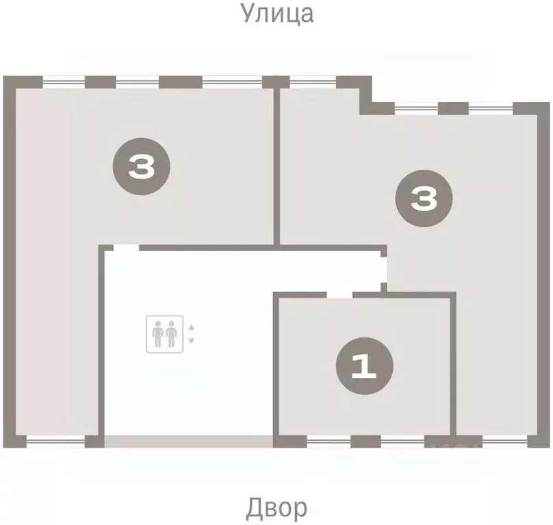 3-к кв. Новосибирская область, Новосибирский район, Краснообск рп, 3-й ... - Фото 1