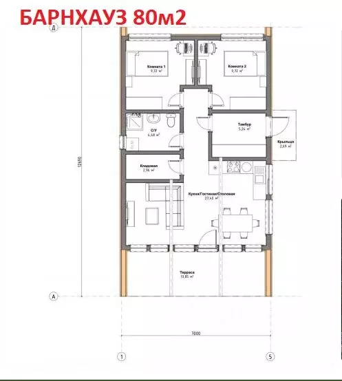 Дом в Московская область, Можайский муниципальный округ, Лесная ... - Фото 2