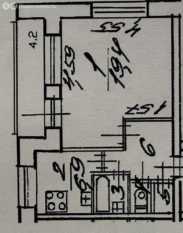 1-комнатная квартира: Санкт-Петербург, проспект Луначарского, 84к4 ... - Фото 2