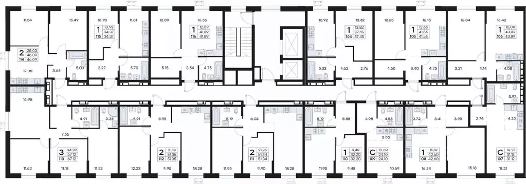 2-к кв. Приморский край, Владивосток Катерная ул., 31/2 (51.35 м) - Фото 2