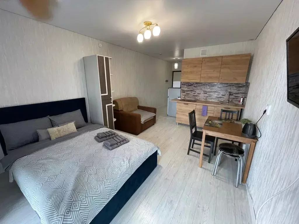 1-к кв. Татарстан, Зеленодольск просп. Строителей, 10 (27.0 м) - Фото 1