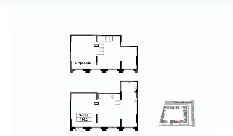 Торговая площадь в Москва Прокшино жилой комплекс (134 м) - Фото 2