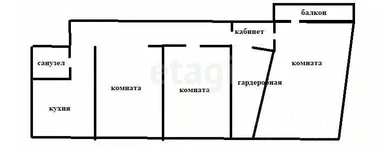 3-к кв. Приморский край, Владивосток Днепровская ул., 26 (73.0 м) - Фото 1