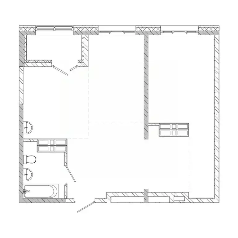 2-к кв. Приморский край, Владивосток Посейдония жилой комплекс (66.41 ... - Фото 1