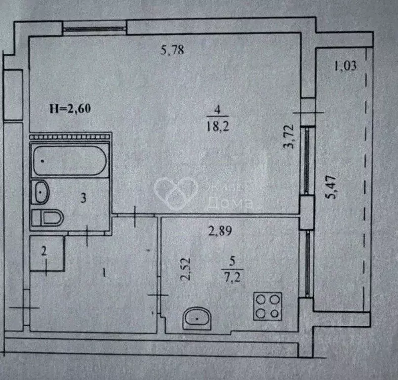 1-к кв. Волгоградская область, Волгоград ул. Петра Гончарова, 7 (34.9 ... - Фото 2