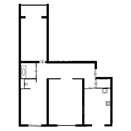 3-к кв. Тульская область, Тула ул. Марата, 35 (66.2 м) - Фото 1