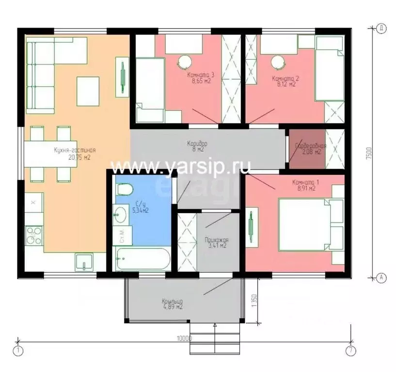 Дом в Ярославская область, Ярославский муниципальный округ, д. ... - Фото 2