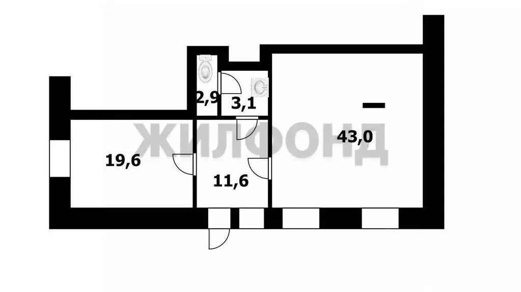 Офис в Новосибирская область, Новосибирск ул. Гоголя, 222 (80 м) - Фото 2