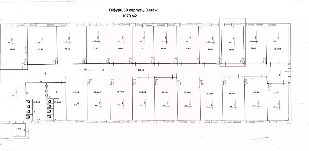 Офис в Татарстан, Казань ул. Мазита Гафури, 50к5 (33 м) - Фото 2