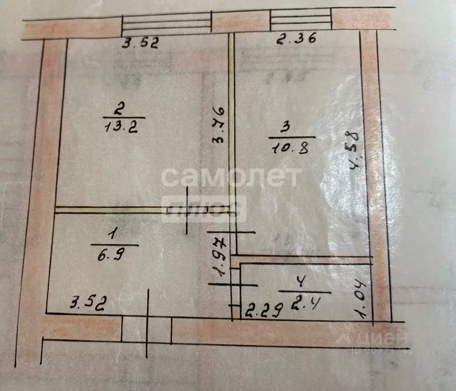 1-к кв. Чувашия, Мариинский Посад ул. Курчатова, 8 (33.3 м) - Фото 2