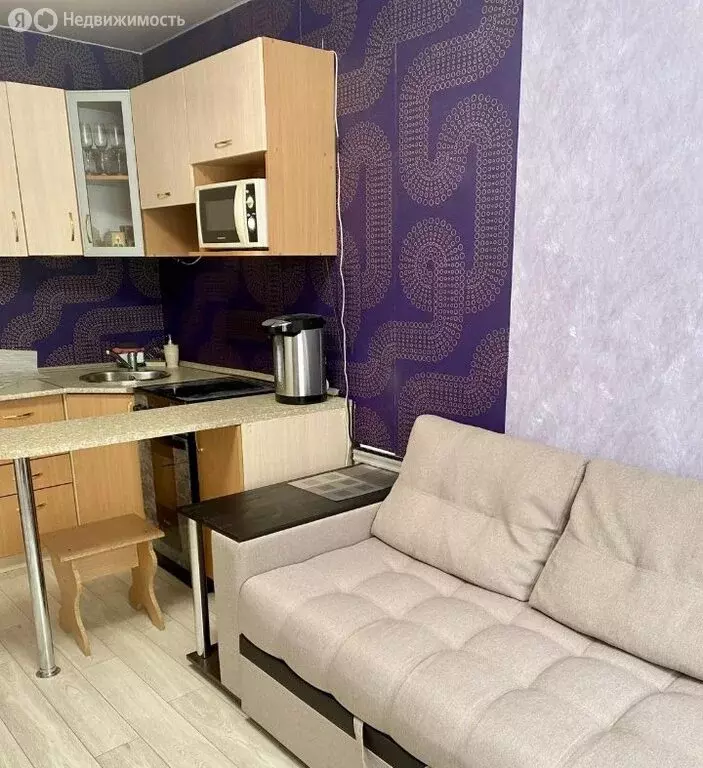 Квартира-студия: Томск, микрорайон Черемошники, Перевалочный переулок, ... - Фото 2