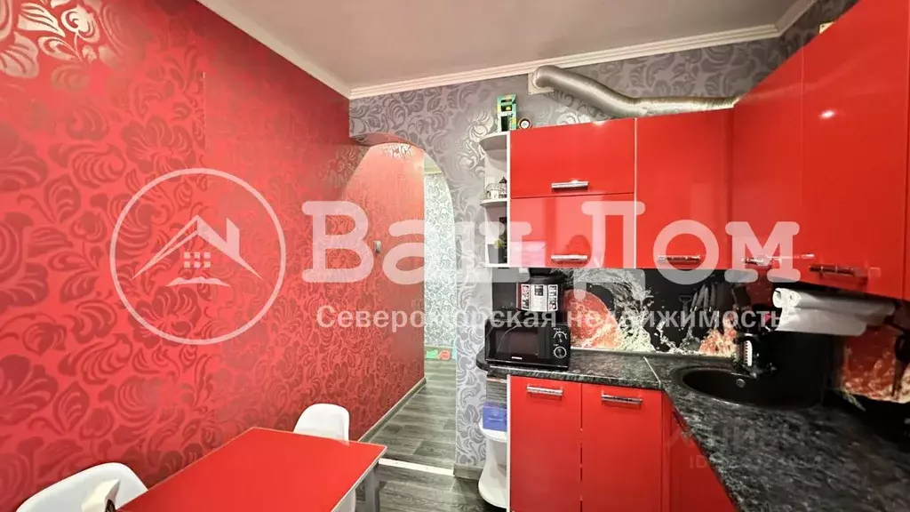 3-к кв. Мурманская область, Североморск ул. Флотских Строителей, 7 ... - Фото 2