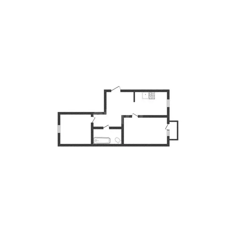 2-комнатная квартира: Бийск, улица имени Героя Советского Союза ... - Фото 1