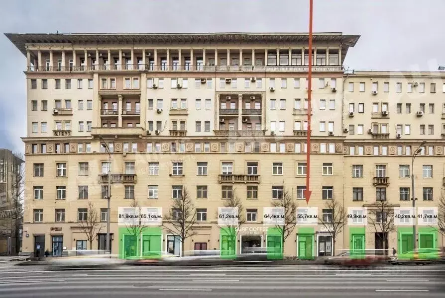 Помещение свободного назначения в Москва ул. Земляной Вал, 25 (56 м) - Фото 1