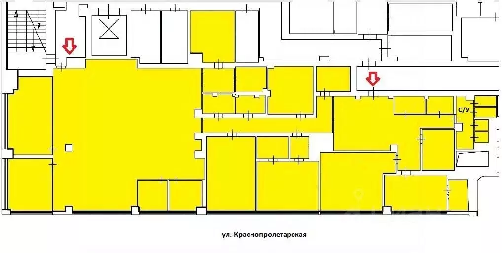 Офис в Москва Краснопролетарская ул., 16С2 (616 м) - Фото 1