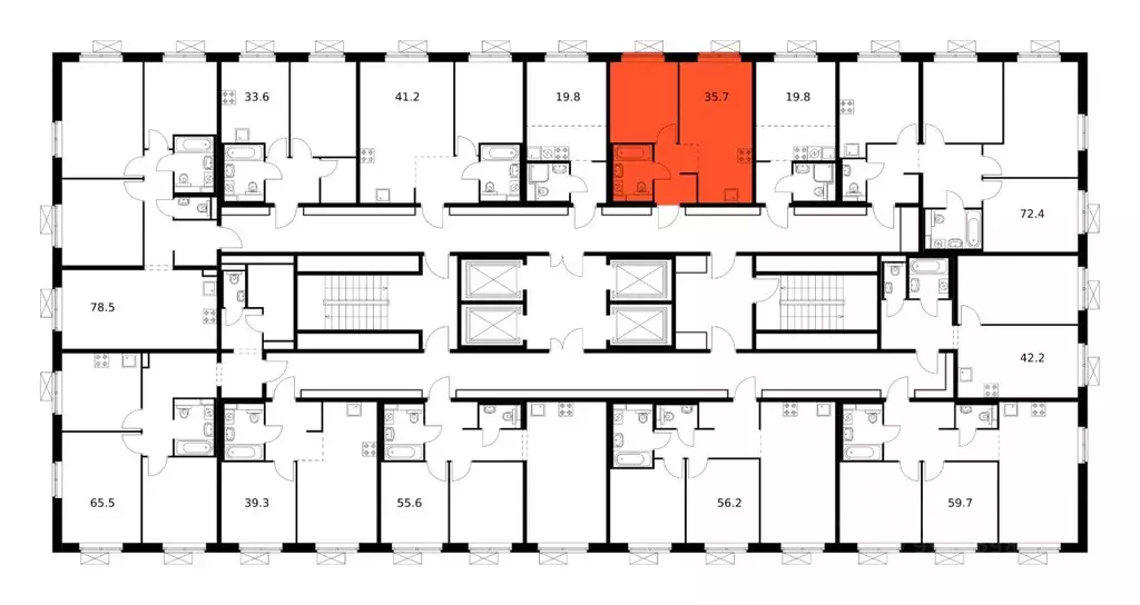 1-к кв. Москва Люблинский парк жилой комплекс, к18-20 (35.7 м) - Фото 2