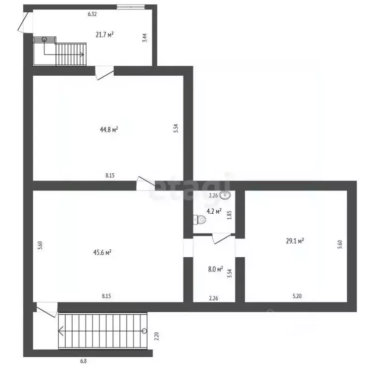 Торговая площадь в Крым, Ялта ул. Московская, 37 (153 м) - Фото 2