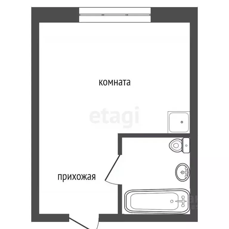 Комната Красноярский край, Красноярск ул. Кутузова, 21 (9.6 м) - Фото 1