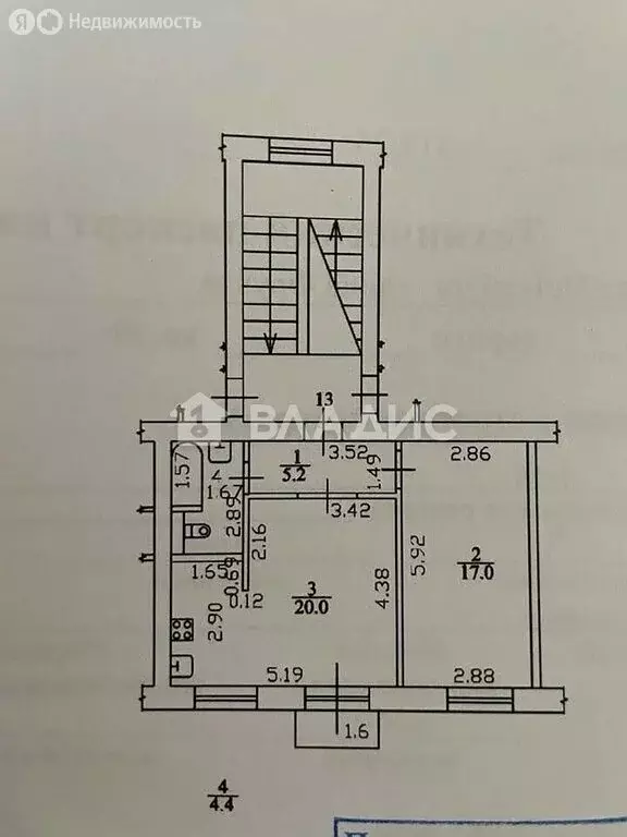 2-комнатная квартира: Санкт-Петербург, улица Фрунзе, 5 (47.6 м) - Фото 1