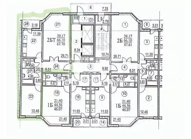 2-к кв. Московская область, Одинцово Сосновая ул., 10 (66.3 м) - Фото 1