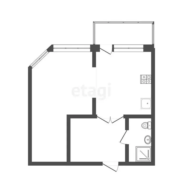 1-комнатная квартира: Дмитров, Оборонная улица, 13 (45 м) - Фото 1
