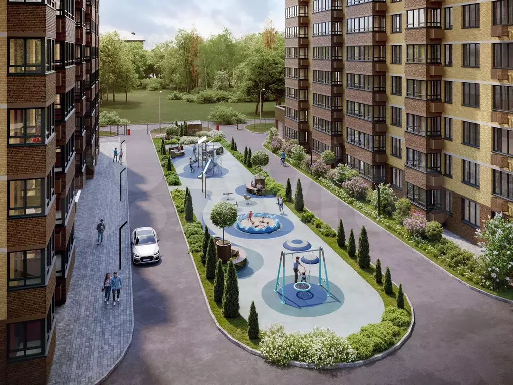 2-к. квартира, 72,4 м, 4/9 эт. - Фото 1