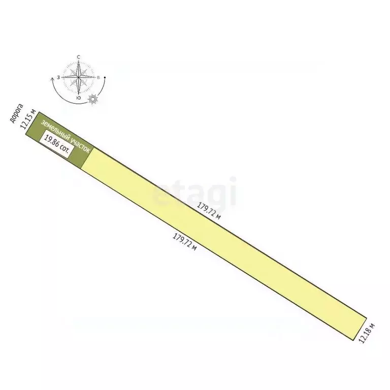 Склад в Крым, Бахчисарайский район, Красномакское с/пос, с. Холмовка ... - Фото 2