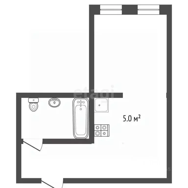 1-к кв. Краснодарский край, Анапа Астраханская ул., 71А (40.8 м) - Фото 2