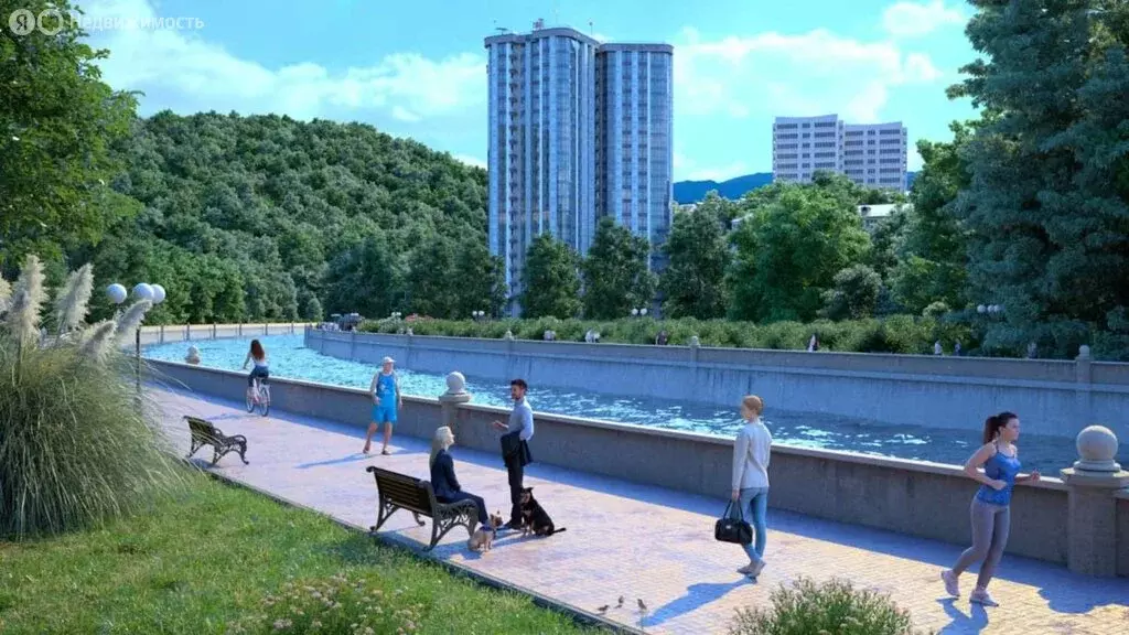 Квартира-студия: Сочи, улица Аллея Челтенхема, 18 (51.8 м) - Фото 2