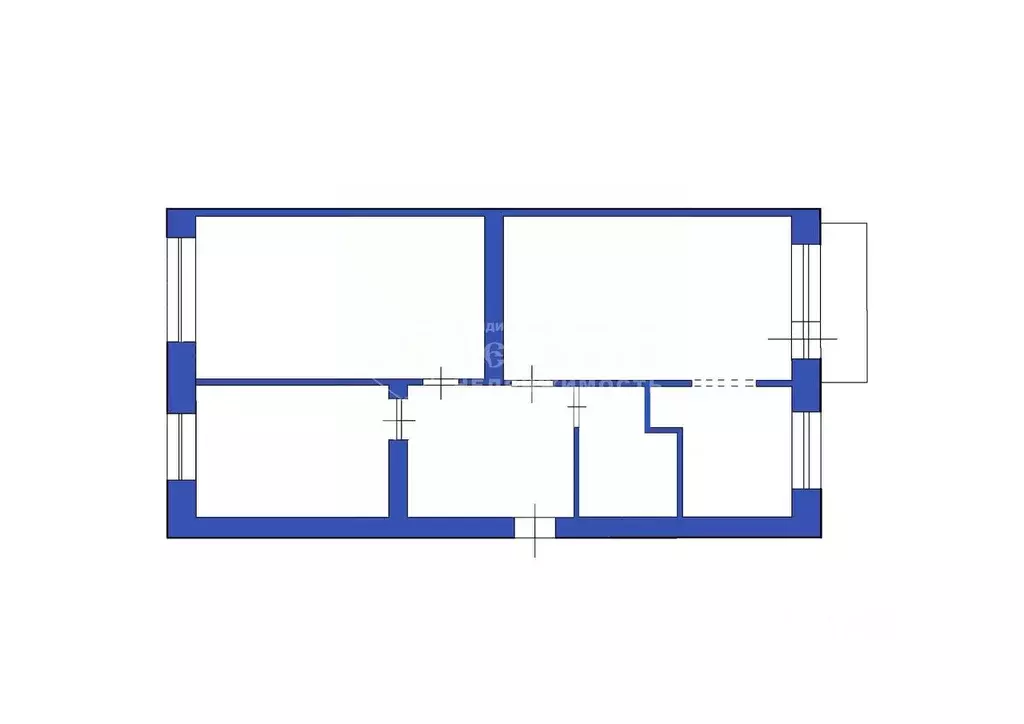 3-к кв. Кемеровская область, Междуреченск ул. Пушкина, 25 (60.1 м) - Фото 1