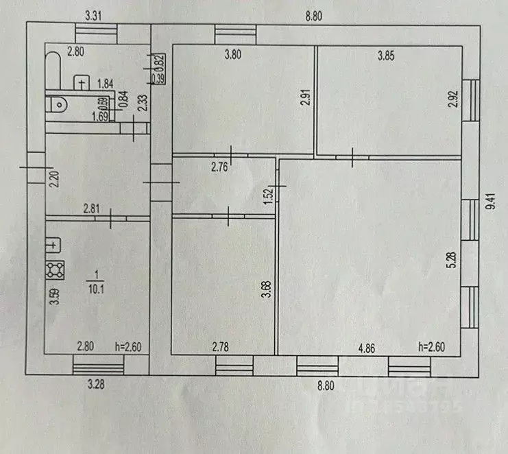 Дом в Алтайский край, Барнаул Локомотивный проезд, 47 (85 м) - Фото 2