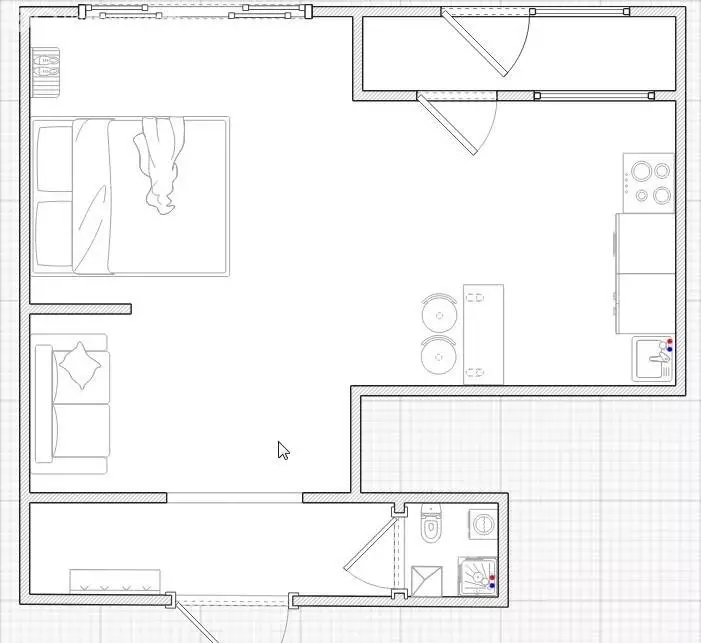 1-комнатная квартира: Люберцы, Хлебозаводской проезд, 1А (28.8 м) - Фото 0