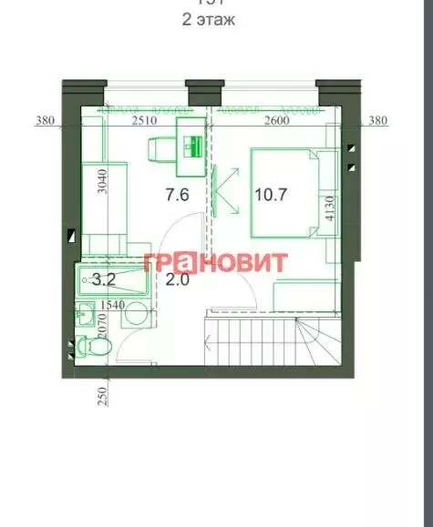 2-комнатная квартира: Элитный, микрорайон Берёзки, 179 (51 м) - Фото 0