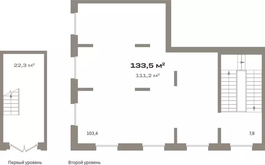 Помещение свободного назначения (133.1 м) - Фото 1
