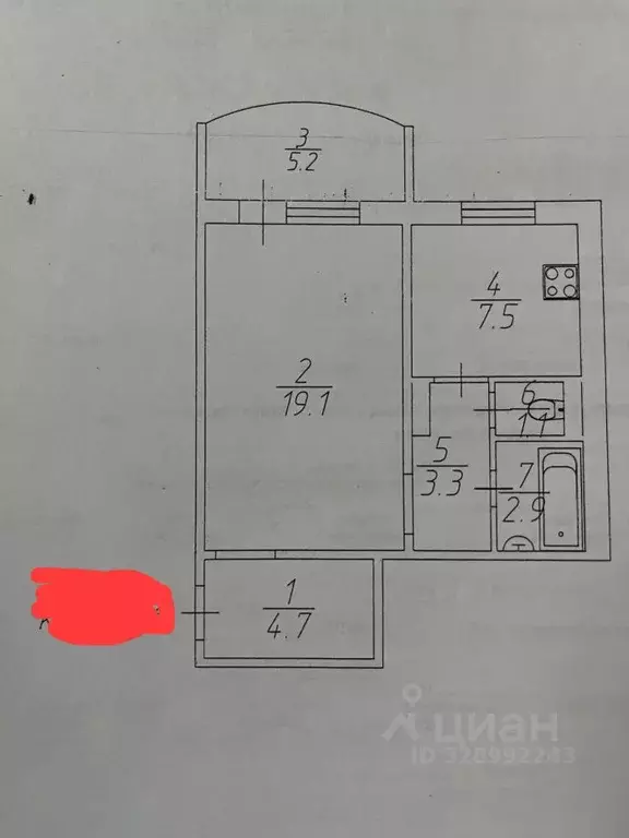 1-к кв. Саратовская область, Саратов ул. Имени Ф.А. Блинова, 25 (39.0 ... - Фото 2