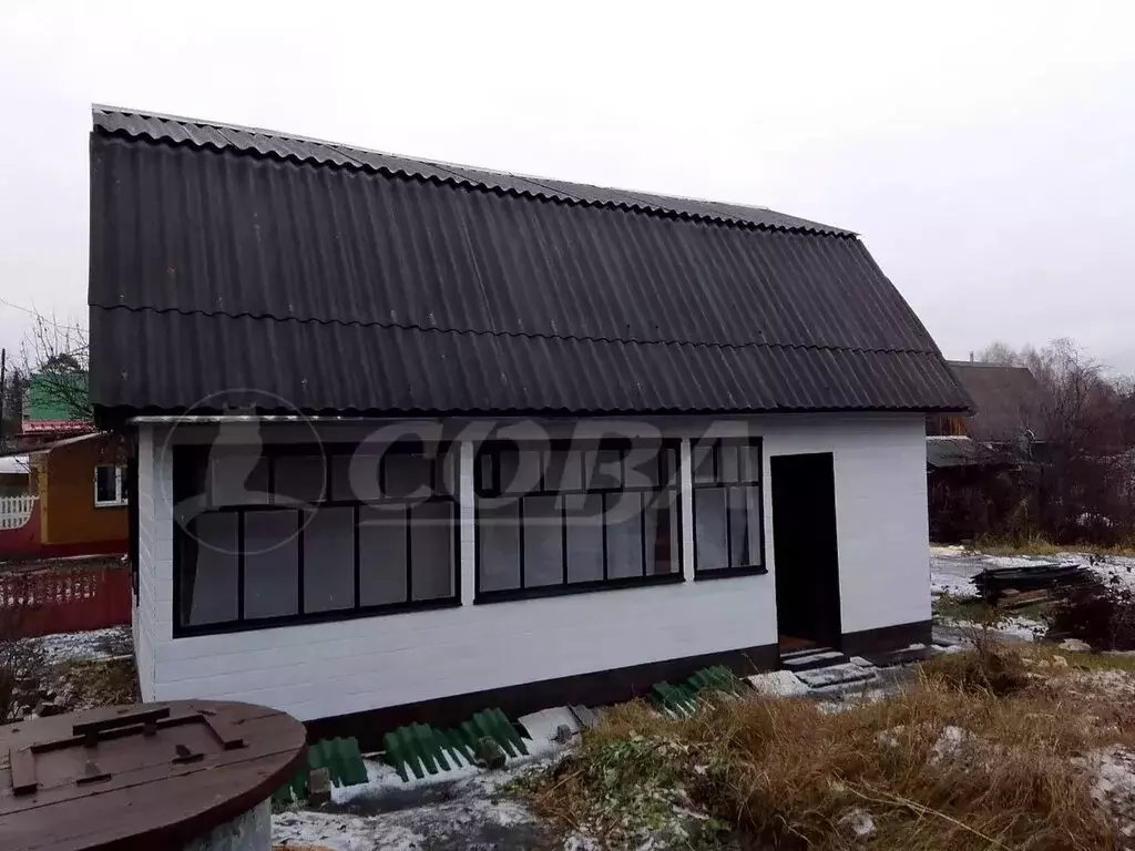 Дом в Тюменский муниципальный округ, СПК Приозёрное (40 м) - Фото 1