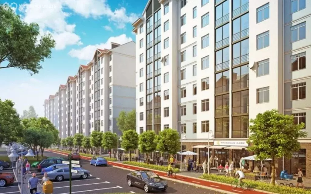 1-комнатная квартира: Калининград, улица Юрия Гагарина, 16Г (38 м) - Фото 1