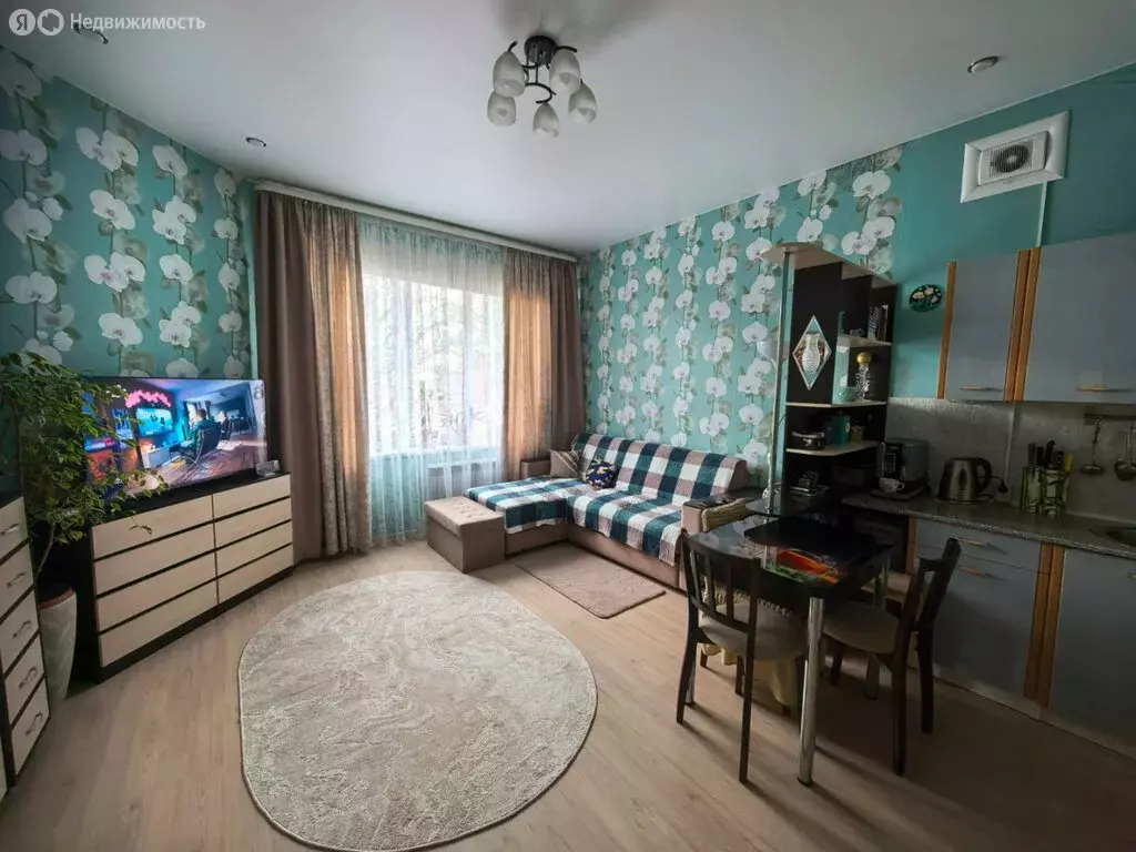 Квартира-студия: село Совхоз Боровский, Молодёжная улица, 13 (29.4 м) - Фото 1