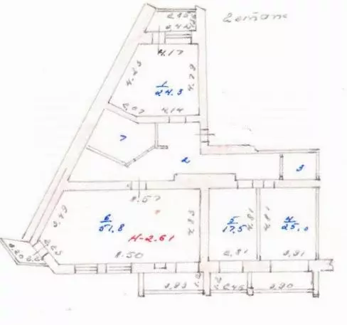 3-к кв. Ивановская область, Иваново ул. Смирнова, 83 (156.8 м) - Фото 1