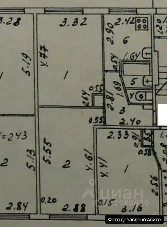 2-к кв. Свердловская область, Ревда Российская ул., 32 (51.0 м) - Фото 1