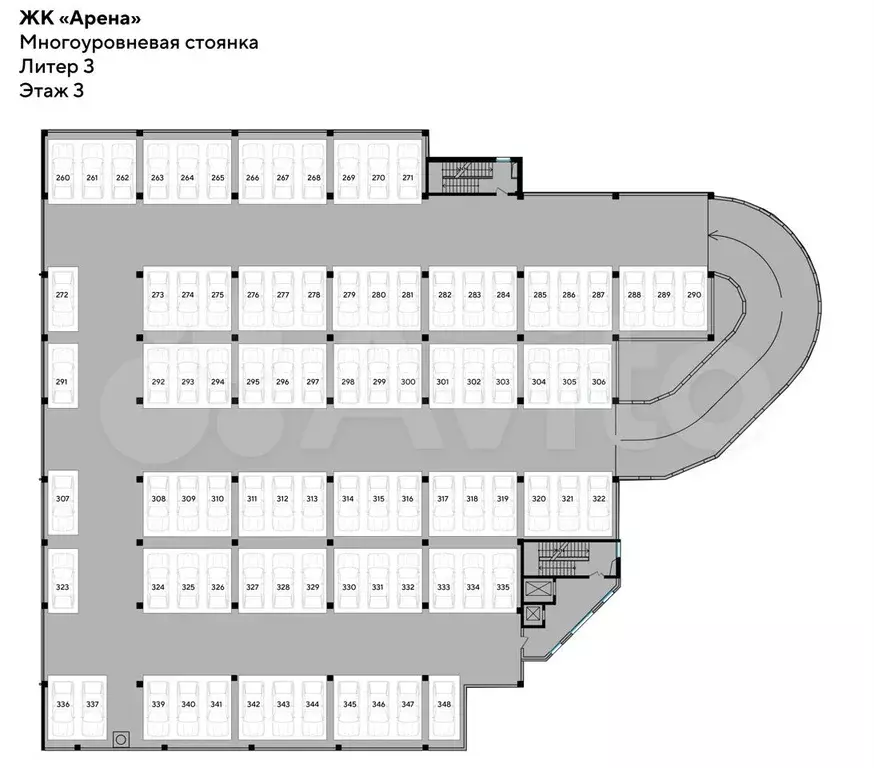 Машиноместо, 13 м - Фото 0