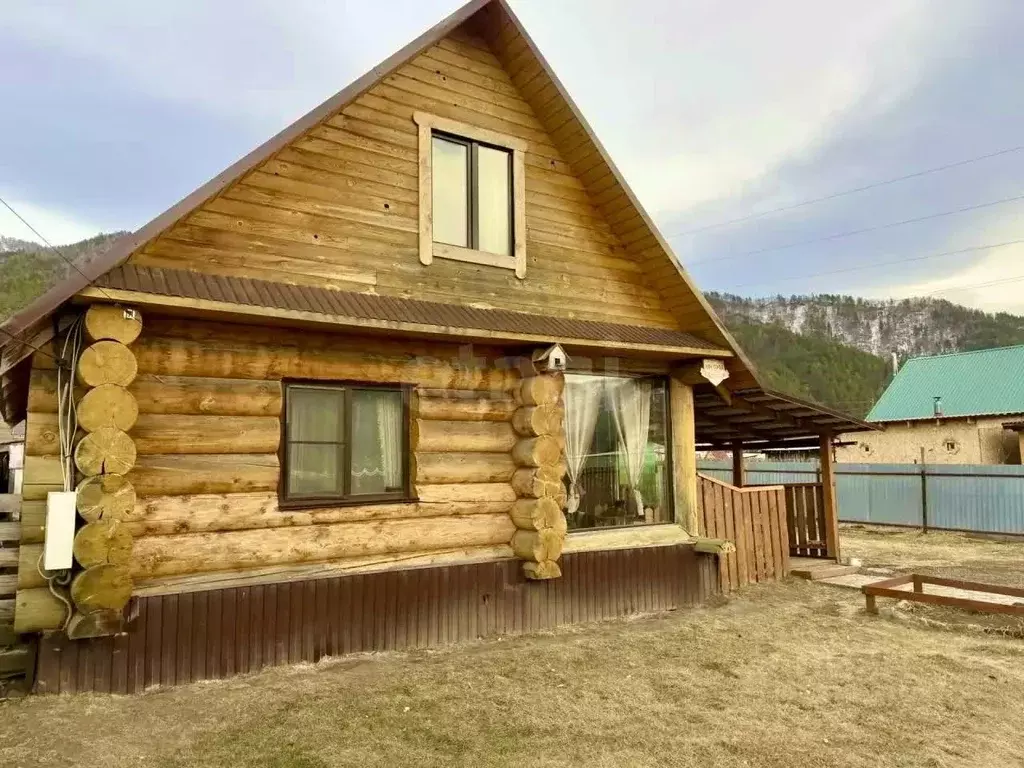 Дом в Алтай, Чемальский район, Элекмонарское с/пос, с. Элекмонар ул. ... - Фото 1