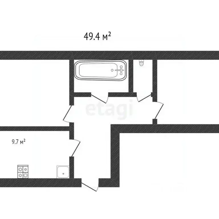 2-к кв. Ставропольский край, Пятигорск городской округ, пос. Свободы ... - Фото 2