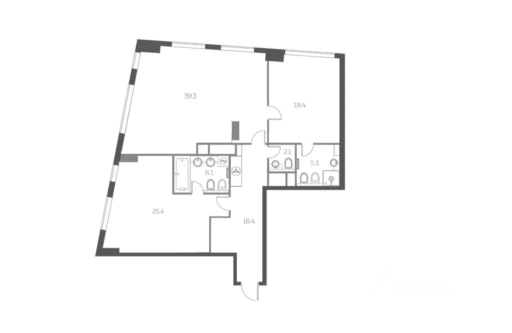 3-к кв. Москва Мытная ул., 40к2 (112.0 м) - Фото 1