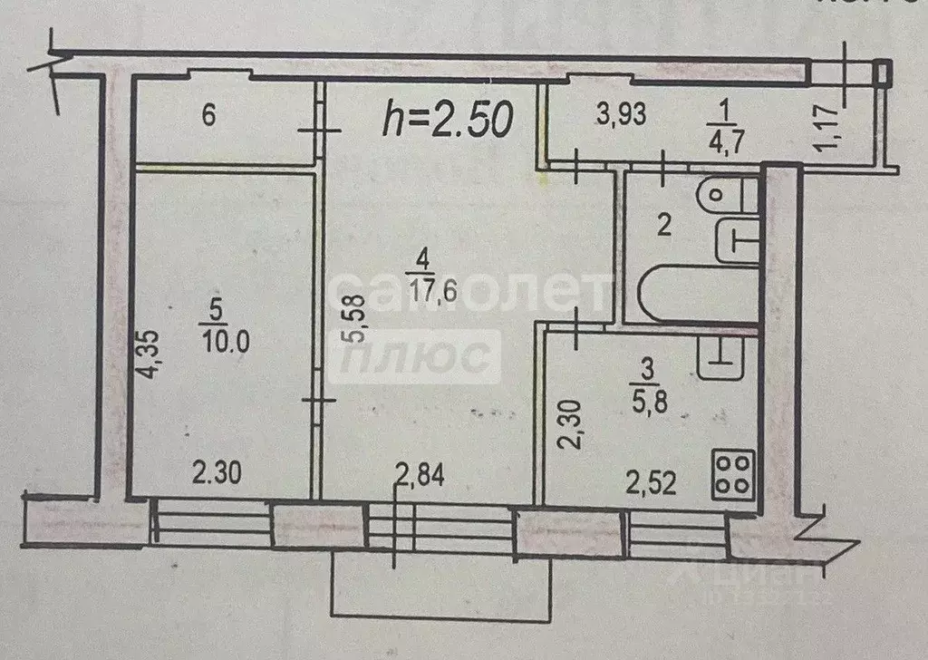 2-к кв. Хабаровский край, Хабаровск Волочаевская ул., 180 (43.8 м) - Фото 2