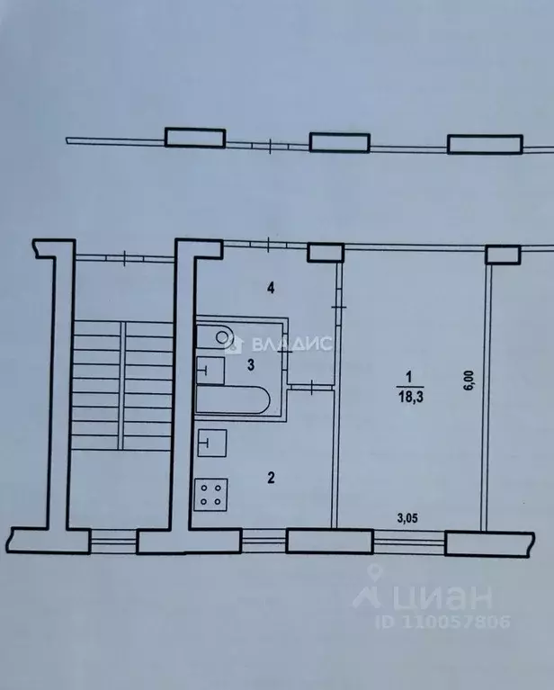 1-к кв. Волгоградская область, Волгоград Удмуртская ул., 24 (36.3 м) - Фото 2
