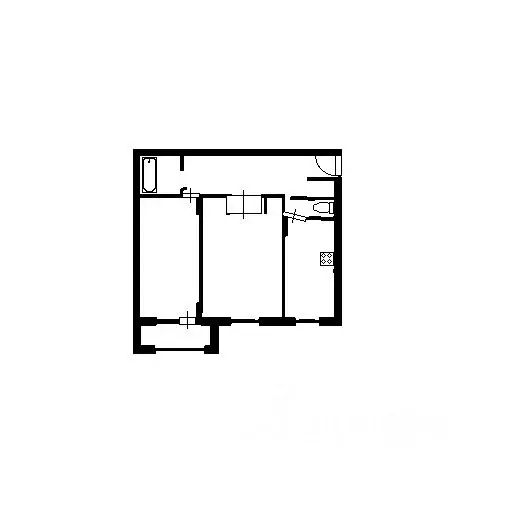2-к кв. Московская область, Павловский Посад 1 Мая ул., 40Бк2 (58.2 м) - Фото 2
