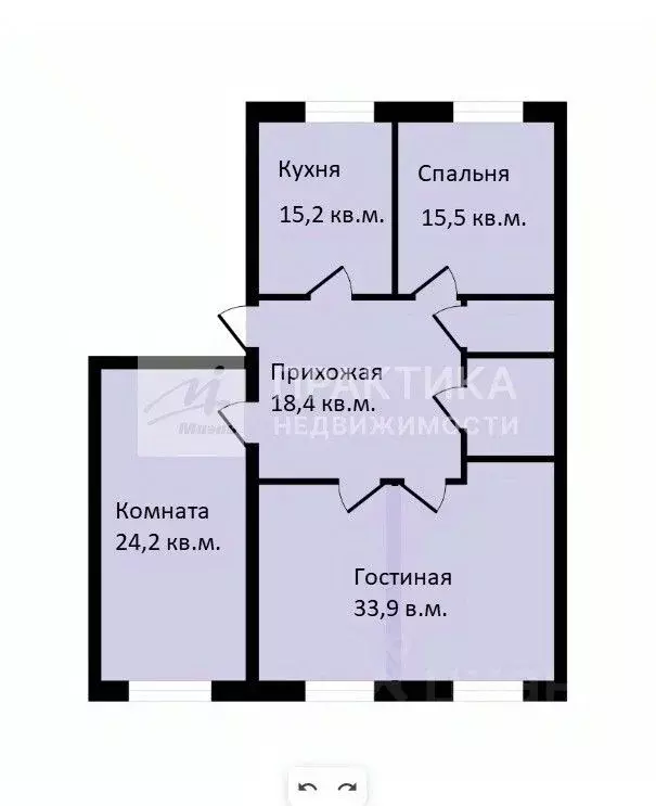 3-к кв. Московская область, Мытищи ул. Герцена, 1к1 (115.0 м) - Фото 2