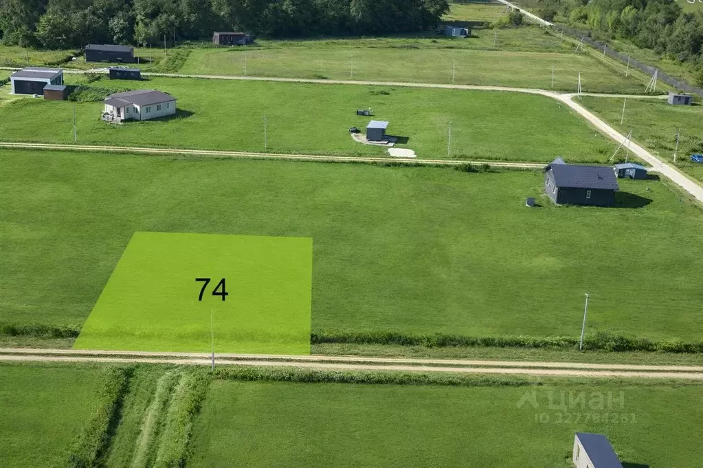 Участок в Тульская область, Заокский район, Демидовское с/пос, с. ... - Фото 2