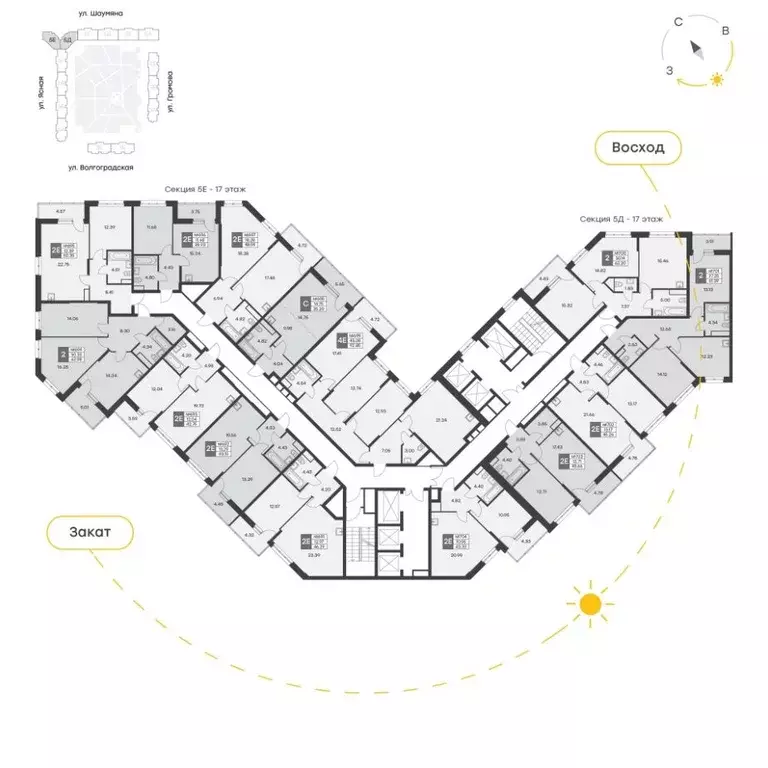 3-к кв. Свердловская область, Екатеринбург ул. Громова, 26 (92.85 м) - Фото 1